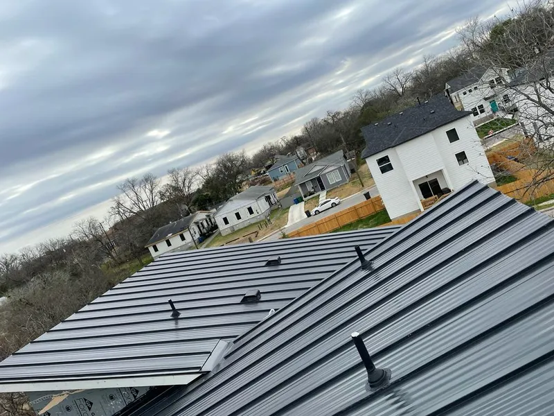 Standing seam metal roof panels with vents for Skylight Repair in Red Bluff
